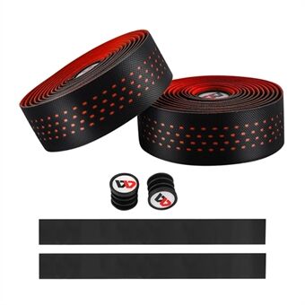 WEST BIKING 2Pcs Road Bike Handlebar Tape PU Belt Anti-slip Strap