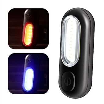 Bicycle Light USB Rechargeable Warning Light Bicycle Tail Light Riding Warning Light Helmet Backpack Signal Light