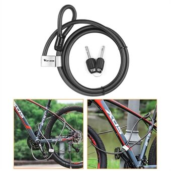 WEST BIKING YP0705066 2m Bike Cable Lock MTB Road Bicycle Security Anti-theft Steel Wire Rope Cable Lock