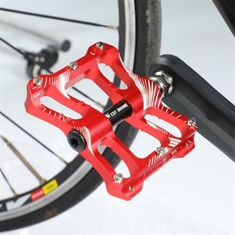 WEST BIKING YP0802080 MTB Bike Pedals Non-slip Bicycle Pedals Aluminum Alloy Cycling Sealed Bearing Pedals