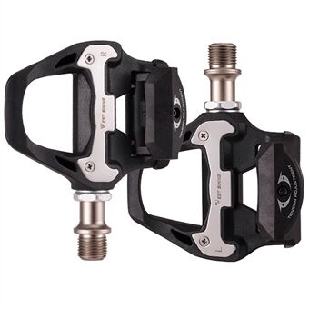 WEST BIKING YP0802092 1 Pair Bicycle Anti-slip Self-Locking Pedals Road Bike Cycling SPD Pedals with Cleats