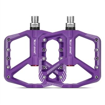 WEST BIKING YP0802095 1 Pair MTB Bike Pedals Non-Slip Mountain Bike Nylon Pedals Bicycle Accessories