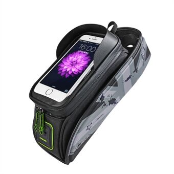 ROCKBROS Bicycle Bike Bag Rainproof Touch Screen Cycling Top Front Tube Frame Bag 6.0Inch Phone Case