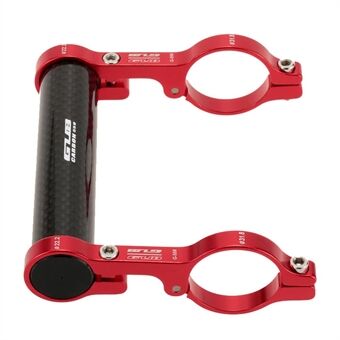 GUB 31.8MM Double Handlebar Extension Mount Carbon Fiber Extender Holder - Red