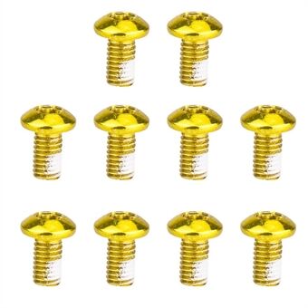 ZTTO 10pcs Bicycle Color Disc Screw Mountain Bike Disc Screw T25 Screws