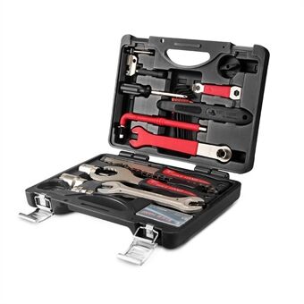 BIKE HAND Multifunctional Tool Box Professional Bicycle Repairing Kit Set Portable Bicycle Service Tool Kit Box