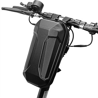 Scooter Storage Bag EVA Hard Shell Waterproof Handlebar Bag Organizer for Folding Bike Electric Scooter