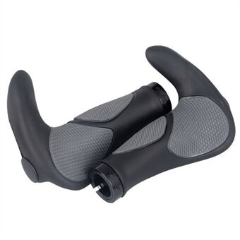 Shockproof Bike Handlebar Grips 22.2mm Ergonomic Bicycle Grips Non-Slip Soft Rubber Handlebar Cover End