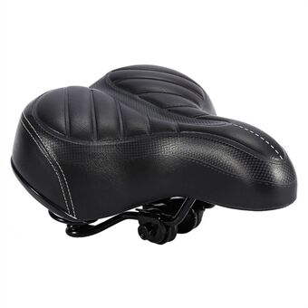 Wide Big Bike Saddle Seat Soft Durable Shockproof Wear-resistant Soft Comfortable Bike Saddle