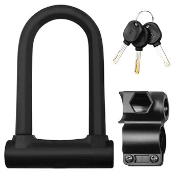 Bike U Lock Heavy Duty Anti-Theft Bicycle Lock Secure Lock with Mounting Bracket