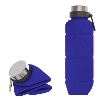 700ML Portable Folding Silicone Water Bottle Outdoor Travel Collapsible Drinking Cup (BPA Free, FDA Certified)