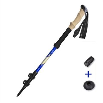 NECASIL G208S Aluminum Alloy Trekking Pole 62-135CM Folding Walking Stick Ultralight for Hiking, Camping