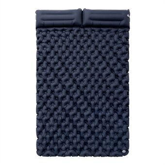 200x120CM Camping TPU Sleeping Mat Inflatable Sleeping Pad with Pillow for 2 People Backpacking, Tent, Hiking