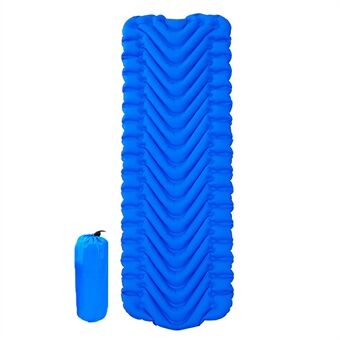 YF2531 Portable Outdoor Camping Mat V-shape Folding Nylon+TPU Inflation Mattress Waterproof Sleeping Pad (No Pillow)