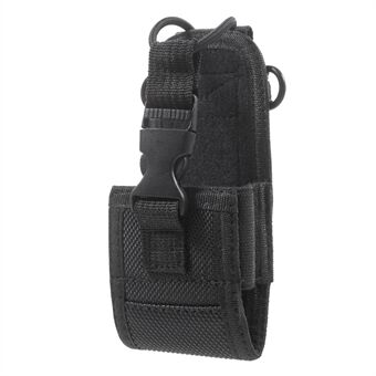 Nylon Fabric Adjustable Interphone Walkie Talkie Carrying Case Hands-free Hanging Holder Holster Cover with Adjustable Belt