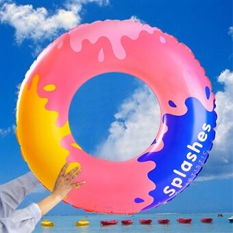 YX-001 10-15 Years Old Children Swimming Ring Inflatable Outdoor Pool PVC Float Swimming Ring (No Handle)