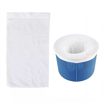 20Pcs Nylon Elastic Pool Basket Skimmer Mesh Pouch Swimming Pool Garbage Filter Socks