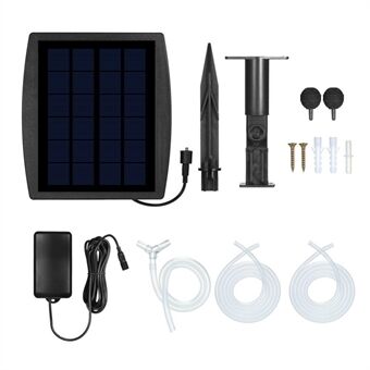 Solar Powered Oxygen Pump Portable Water Oxygen Pump Household Fish Aquarium Oxygenator Pool Air Oxygen Pump Aerator