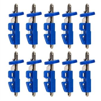 10Pcs Sea Fishing Bait Clips Fishing Hook Quick Release Clips Tackle Tool