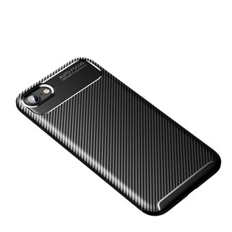 Carbon Fiber TPU Soft Cell Phone Case for iPhone SE (2020)/SE (2022)/8/7