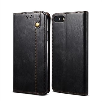 Auto-Absorbed Waxy Crazy Horse Texture  Wallet Leather Phone Stand Cover Case for iPhone 7/8/SE (2nd Generation)