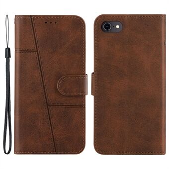 Splicing Leather Phone Cover Wallet Case with Stand for iPhone 6 4.7-inch/7 4.7 inch/8 4.7 inch/SE (2nd Generation)