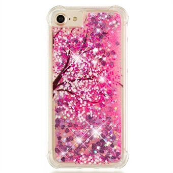 Pattern Printing Fashion Sparkling Quicksand Soft TPU Back Case for iPhone 6 / 6s / 7 / 8 / SE (2020) 4.7 inch