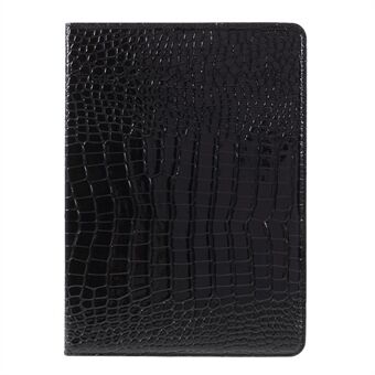 Crocodile Texture Leather Wallet Bracket Case for iPad Air 2/Air/9.7 (2017)(2018) - Black