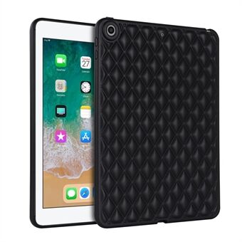 For iPad Air (2013) / Air 2 / iPad 9.7-inch (2017) / (2018) Back Cover Soft TPU Rhombus Pattern Tablet Case