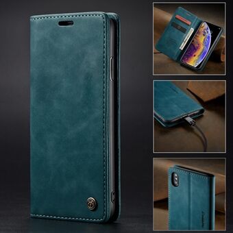 CASEME 013 Series PU Leather Wallet Stand Phone Case for iPhone XS Max 6.5 inch