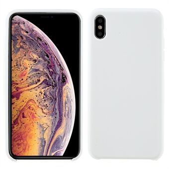 Solid Silicone Shockproof Phone Case with Soft Anti-Scratch Microfiber Lining for iPhone XS Max 6.5 inch