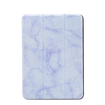 Marble Pattern Tri-fold Stand Smart Leather Cover Shell with Pen Slot for iPad mini (2019) 7.9 inch/mini 4