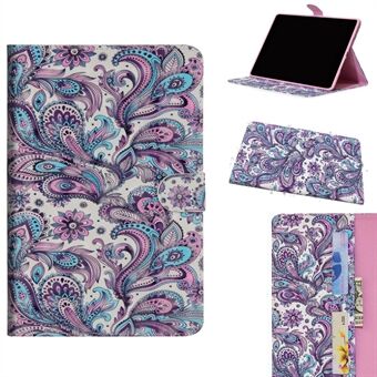 Pattern Printing Light Spot Decor Wallet Stand Flip Leather Tablet Case for iPad Mini (2019) 7.9 inch