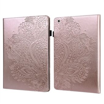 Leather Tablet Protective Shell with Peacock Flower Pattern Imprinting for iPad mini 4/(2019) 7.9 inch