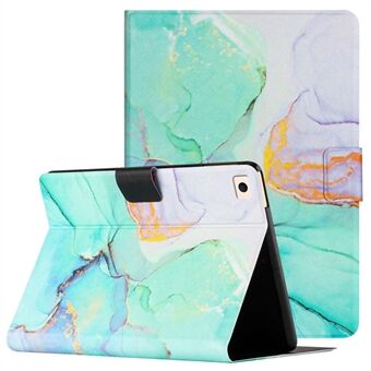 For iPad mini (2019) 7.9 inch / iPad mini 4 / 3 / 2 / 1 Marble Pattern Leather Tablet Stand Case Card Slot Protective Cover with Auto Wake / Sleep