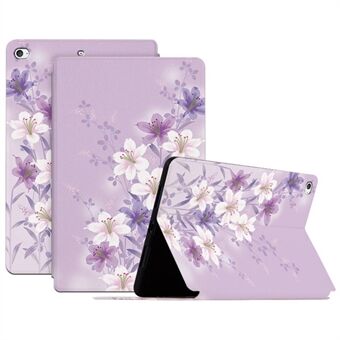 For Apple iPad mini 4 / mini (2019) 7.9 inch Auto Wake / Sleep Function Stylish Flower Pattern Printed Folio Flip Tablet Case Leather Cover with Stand