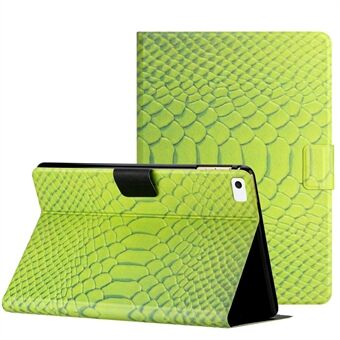 For iPad mini / mini 2 / mini 3 / mini 4 / mini (2019) 7.9 inch PU Leather Stand Folio Tablet Case Crocodile Pattern Printing Smart Cover with Card Holder