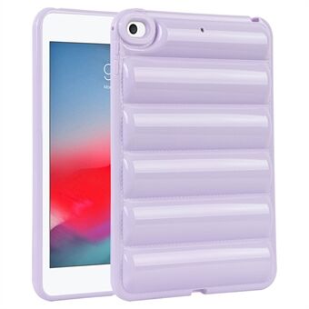 For iPad mini 4 / iPad mini (2019) 7.9 inch Anti-Scratch Tablet Case Down Jacket Texture Soft TPU Shell