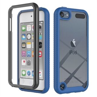 Full Coverage PC + TPU Hybrid Case Phone Shell with PET Screen Protector for iPod Touch (2019)/ 6/5