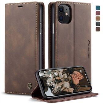 CASEME 013 Series Auto-absorbed Flip Leather Wallet Case for iPhone 11 6.1 inch (2019)