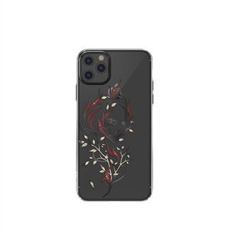 KAVARO Flower Fairy PC Phone Case Rhinestone Decor for Apple iPhone 11 6.1 inch
