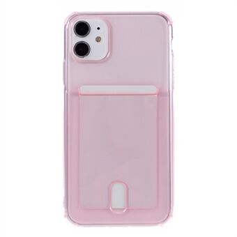 Drop-resistant TPU Phone Case with Card Holder Cover for iPhone 11 6.1 inch