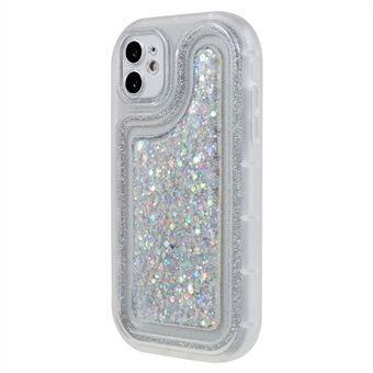 For iPhone 11 6.1 inch Glitter Sparkle Epoxy TPU Phone Case Scratch-Resistant Protective Cover