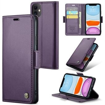 CASEME 023 Series Wallet Phone Case for iPhone 11 PU Leather Flip Cover RFID Blocking Protective Case