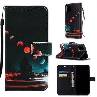 Pattern Printing Leather Wallet Case for iPhone 11 Pro 5.8 inch (2019)