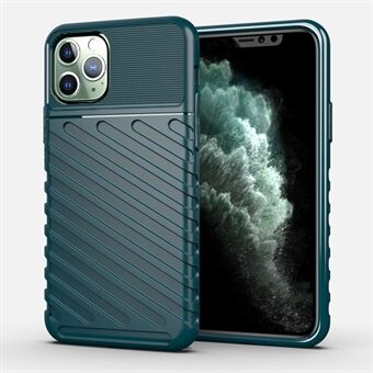 Thunder Series Twill Texture Soft TPU Back Shell for iPhone 11 Pro 5.8 inch