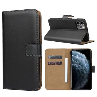 Genuine Leather Wallet Stand Phone Shell Casing for iPhone 11 Pro 5.8-inch