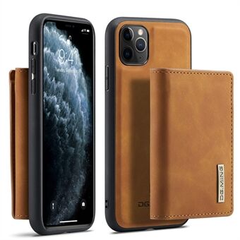 DG.MING M1 Series Enhanced Four Corner Detachable Wallet + Leather Coated Hybrid Cover Shell with Kickstand for iPhone 11 Pro 5.8 inch