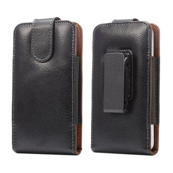 Split Leather Pouch Case Holster with Belt Clip for iPhone X 8 / Samsung Galaxy S7 / S6 edge etc