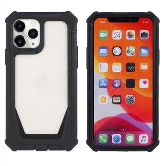 For iPhone 11 Pro 5.8 inch TPU Frame + Acrylic Back Cell Phone Case Stylish Durable Detachable 2-in-1 Phone Cover